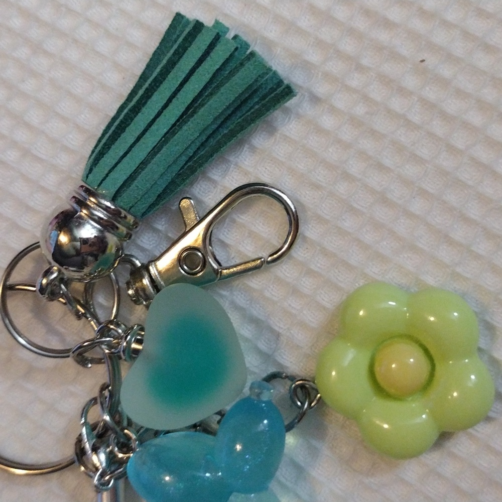 Blue and Green Keychain Set - Picture 3 of 3